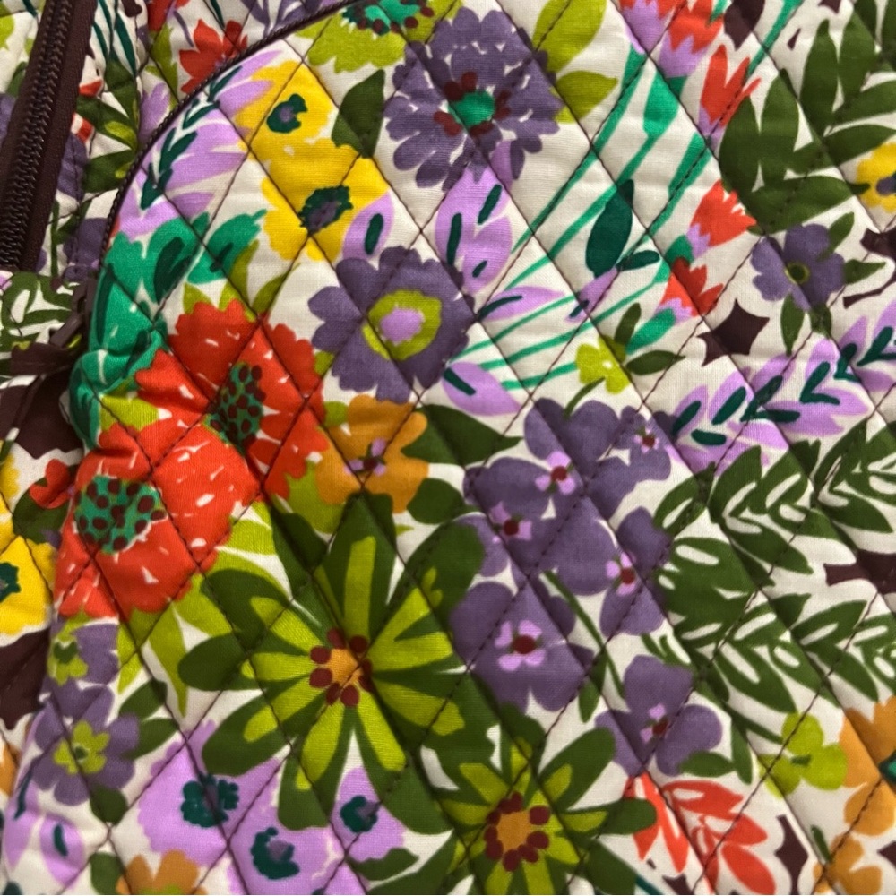 NWT VERA BRADLEY ESSENTIAL BACKPACK EVENING GARDEN in COTTON - Picture 7 of 9